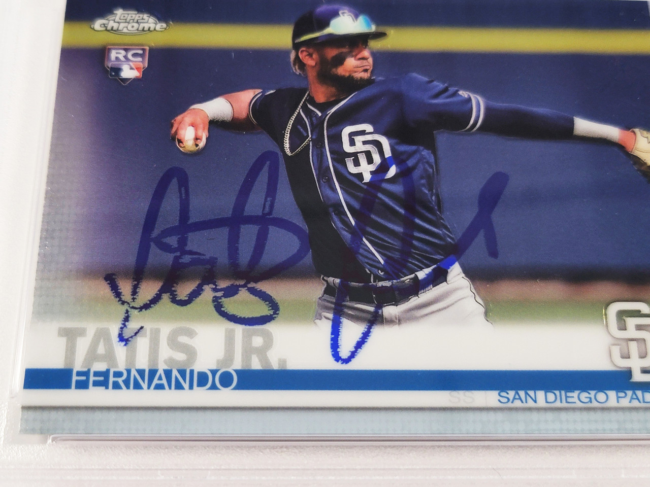 Fernando Tatis Jr. Autographed 2020 Topps Gallery National BB Card Day Card  #GP-3 San Diego Padres Auto Grade Gem Mint 10 Beckett BAS Stock #216667 -  Mill Creek Sports