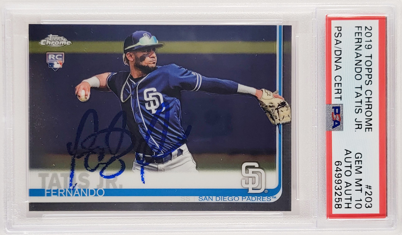 Fernando Tatis Jr. Autographed 2016 Bowman International Ink Rookie Card  #II-FT San Diego Padres BGS 8 Auto Grade Gem Mint 10 Beckett BAS #15350681  - Mill Creek Sports