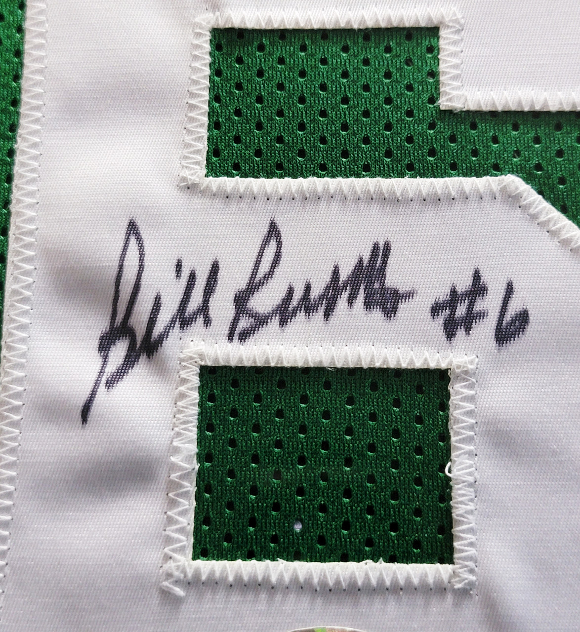 Bill Russell Autographed and Framed Boston Celtics Jersey