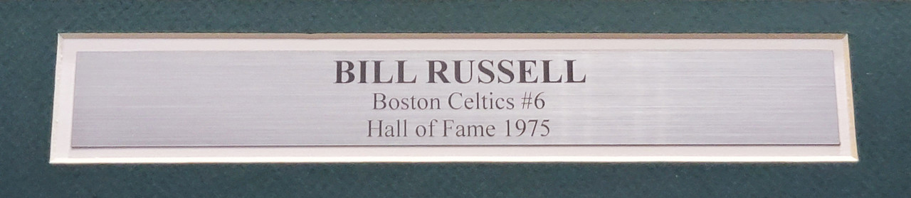 Bill Russell Signed Framed Custom Green Pro Style Basketball Jersey JS –  Super Sports Center
