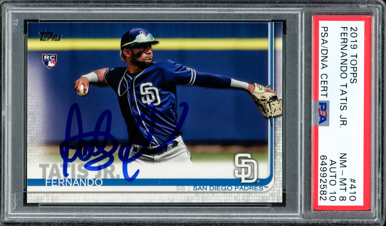 topps タティスJr. 直書きauto 3枚 努め