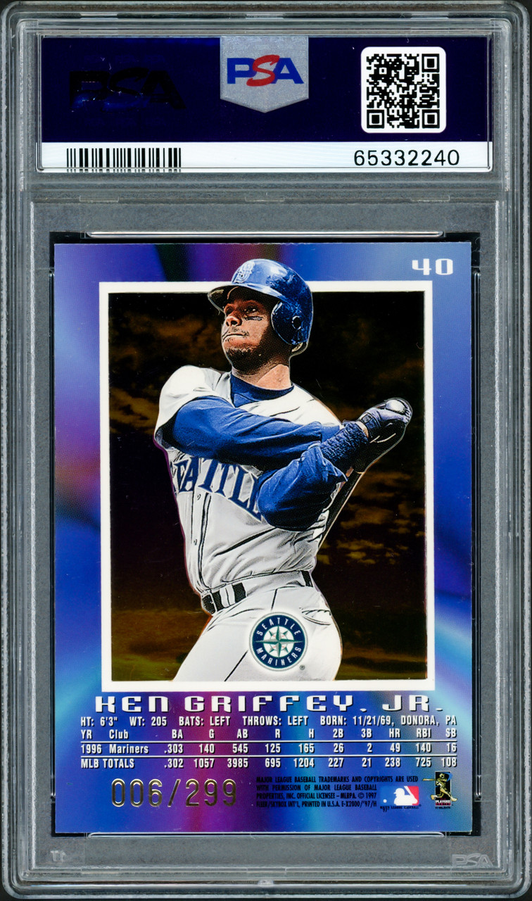 Ken Griffey Jr. Autographed 1997 Skybox E-X2000 Credentials