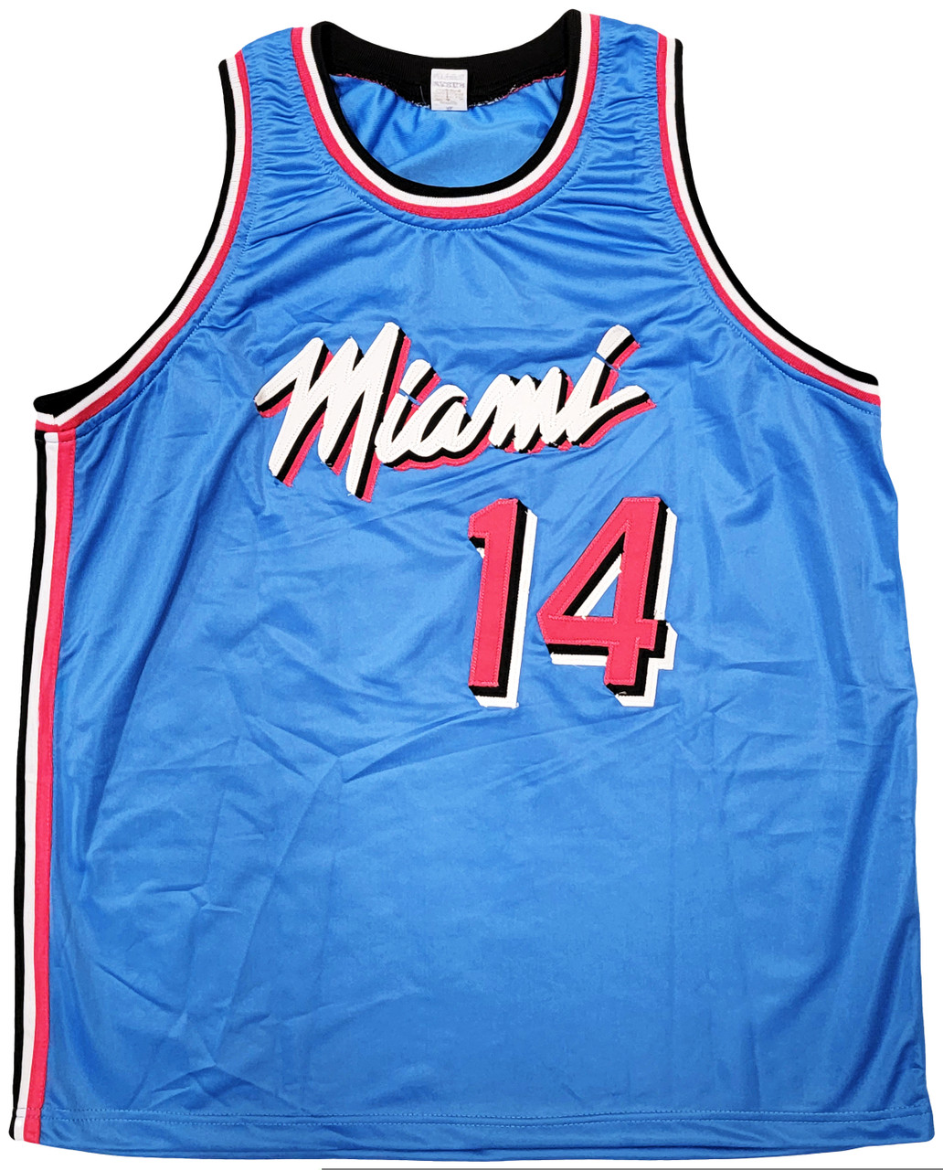 Mil Miami Heat Tyler Herro Autographed Blue Jersey JSA Stock #207950