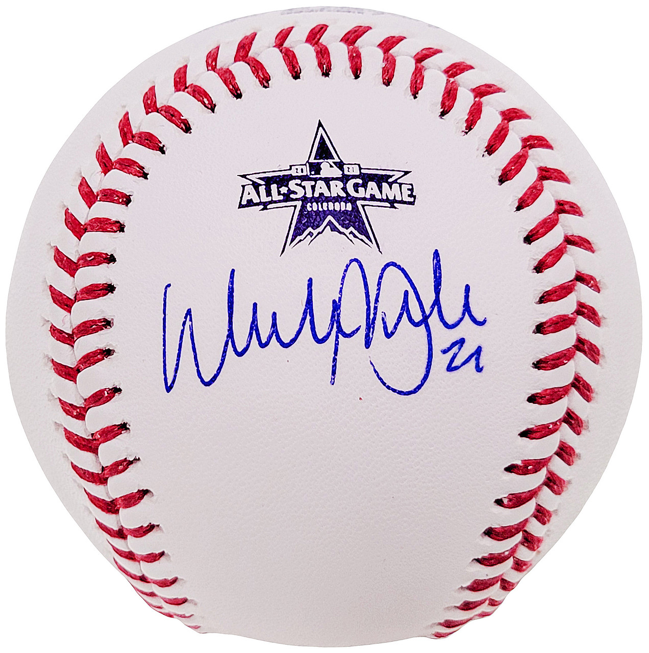 Walker Buehler Autographed Official 2021 All Star Game Logo Baseball Los  Angeles Dodgers Beckett BAS QR #WL26647