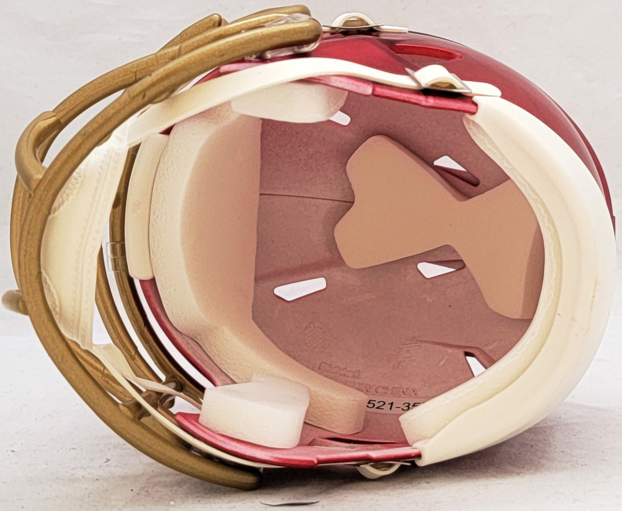 Alex Smith Autographed San Francisco 49ers Flash Red Speed Mini Helmet Beckett BAS Witness Stock #208230 Alex Smith Autographed San Francisco 49ers Flash Red Speed Mini Helmet Beckett BAS Witness Stock #208230