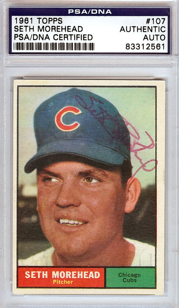 Ernie Banks Autographed 1954 Topps Rookie Card #94 Chicago Cubs Vintage  Signature PSA/DNA #65685107