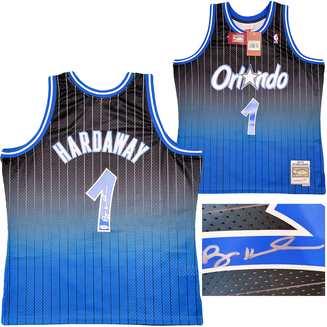 Men's Orlando Magic Penny Hardaway Mitchell Ness Blue Big