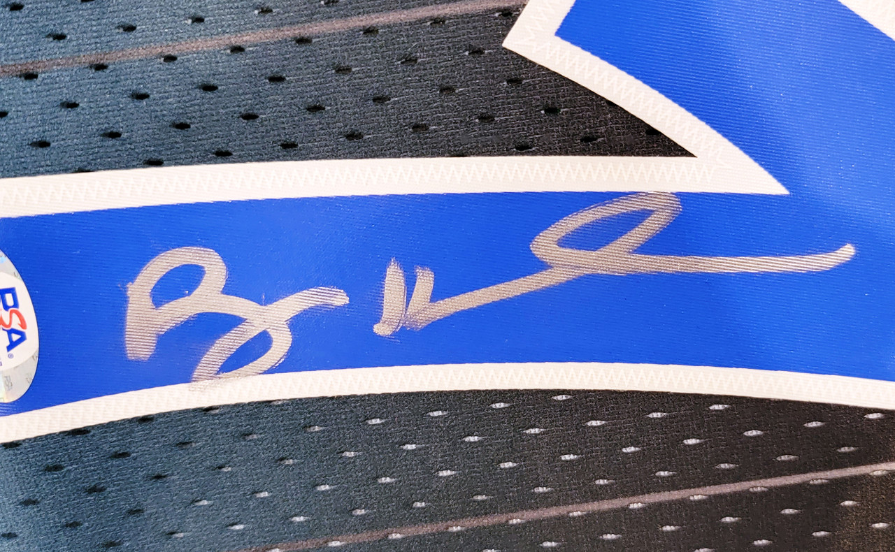 Mil Orlando Magic Anfernee Penny Hardaway Autographed Blue Authentic Mitchell & Ness Galaxy 1994-95 Hardwood Classic Swingman Jersey Size L PSA/DNA Stock