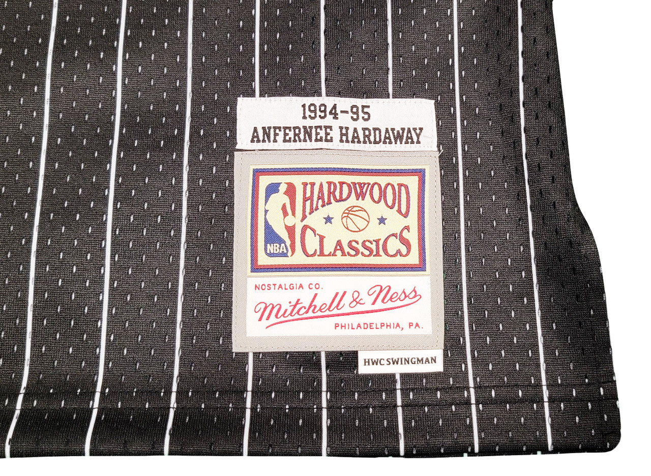 Orlando Magic Anfernee Penny Hardaway Autographed Black & Blue Authentic  Mitchell & Ness Fadeaway 1994-95 Hardwood Classic Swingman Jersey Size L