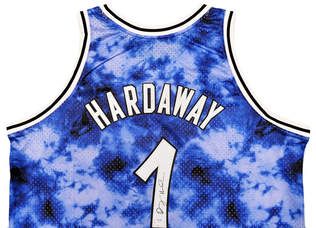 Men's Mitchell & Ness Penny Hardaway Blue Orlando Magic Hardwood Classics Lunar New Year Swingman Jersey Size: Medium