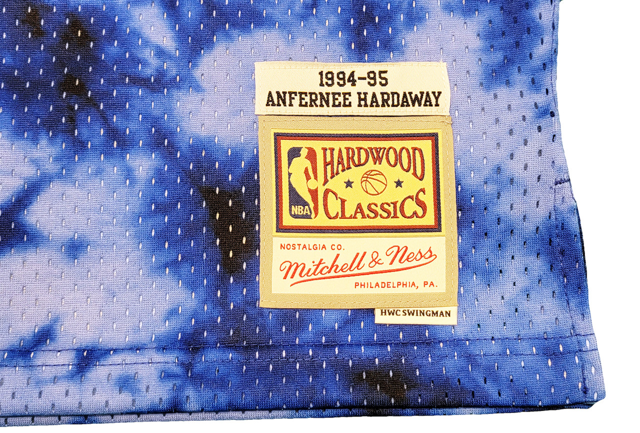 Mil Orlando Magic Anfernee Penny Hardaway Autographed Black & Blue Authentic Mitchell & Ness Fadeaway 1994-95 Hardwood Classic Swingman Jersey Size XL PSA