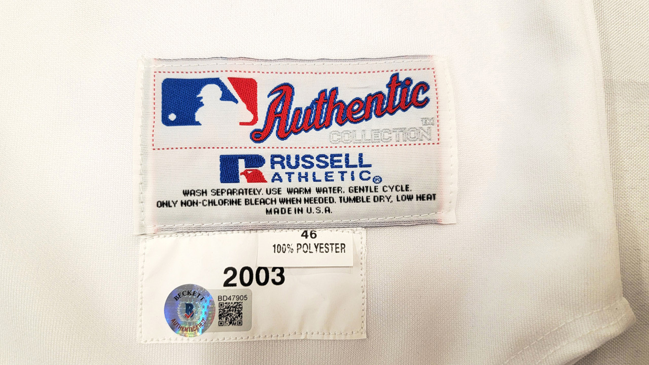 Seattle Mariners Jay Buhner Autographed White Russell Jersey 1998 Home  Sleeveless Size 50 Beckett BAS QR #BH26884 - Mill Creek Sports