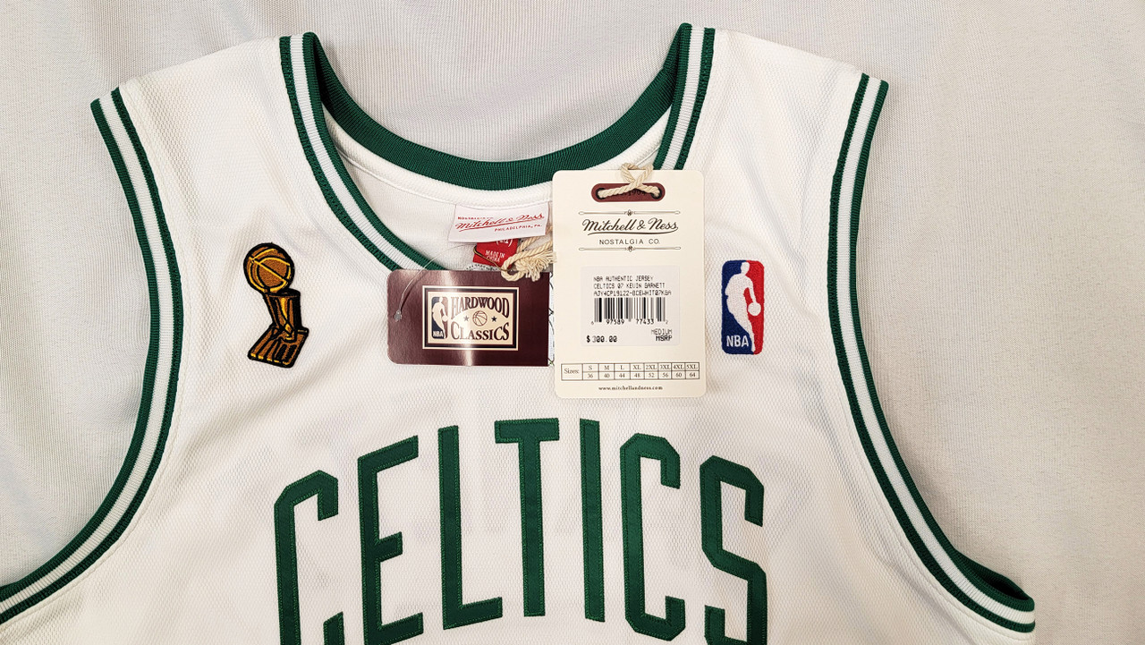 Kevin Garnett White Boston Celtics Autographed Mitchell & Ness 2008-09  Authentic Jersey