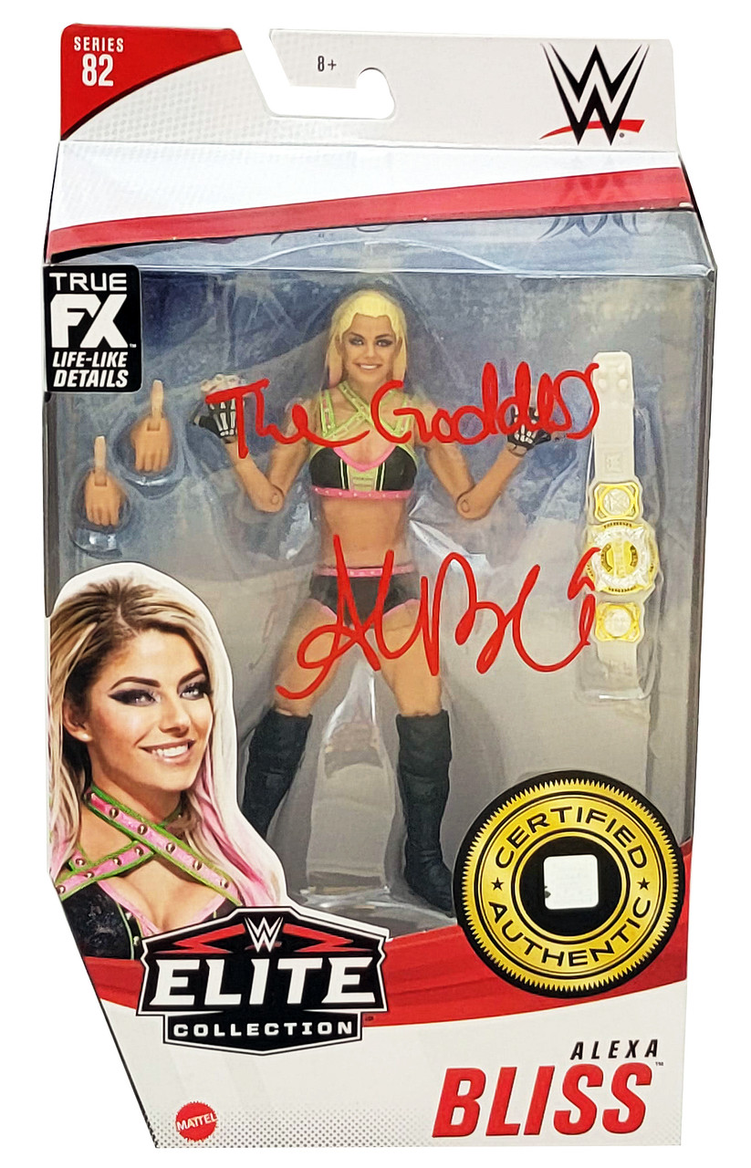 Alexa Bliss Autographed WWE Elite Collection #82 Action Figure