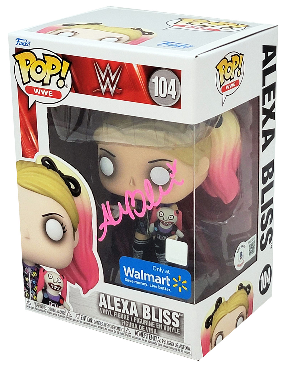 Funko POP WWE アレクサ・ブリス Alexa Bliss サイン入り Funko POP WWE アレクサ・ブリス Alexa Bliss サイン入り