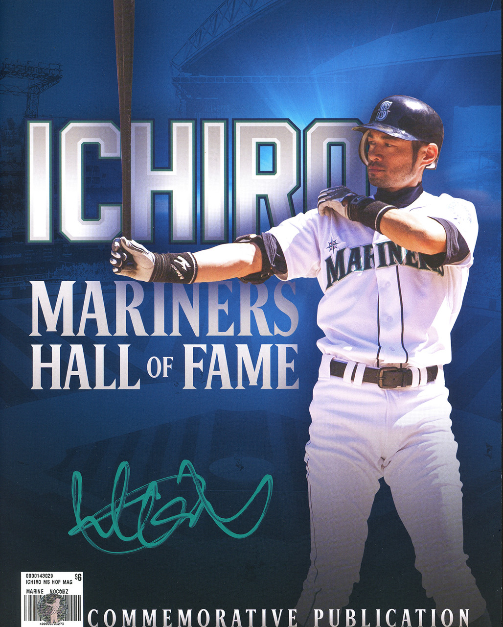 Ichiro Suzuki Autographed Hall of Fame Magazine Program Seattle