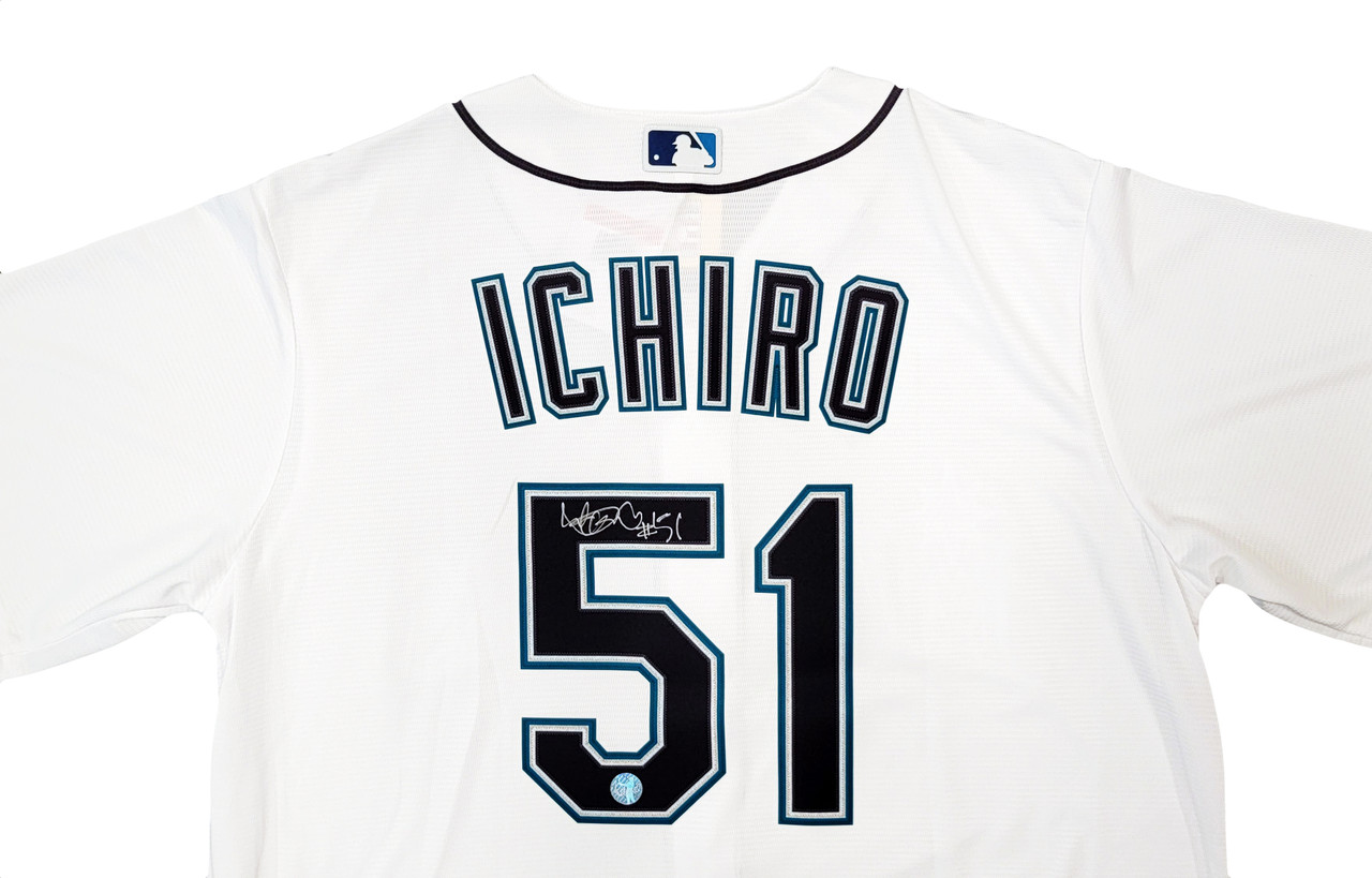 Ichiro Suzuki Signed Official Nike Mariners Jersey (Ichiro)