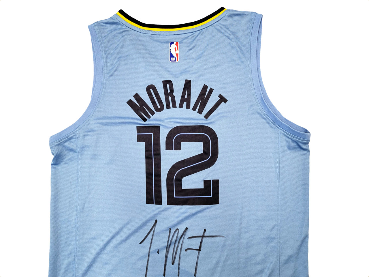 Ja Morant Autographed Memphis Grizzlies Navy Blue Nike Authentic Jersey  ~Open Edition Item~