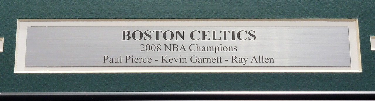 Ray Allen, Kevin Garnett, & Paul Pierce Boston Celtics 8x10 Framed