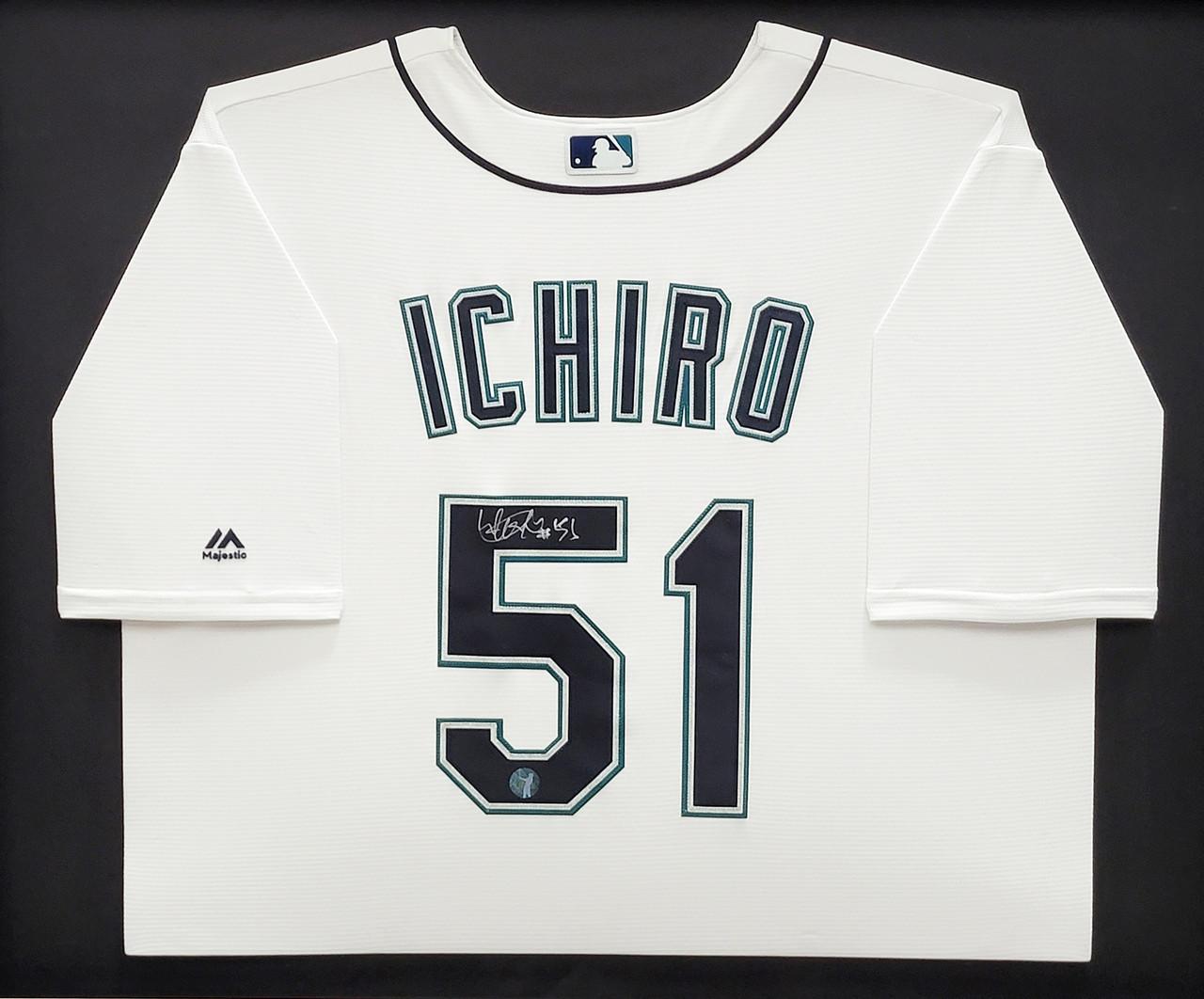 2001 Seattle Mariners Ichiro Suzuki #51 Authentic White Jersey 100th  Seasons &