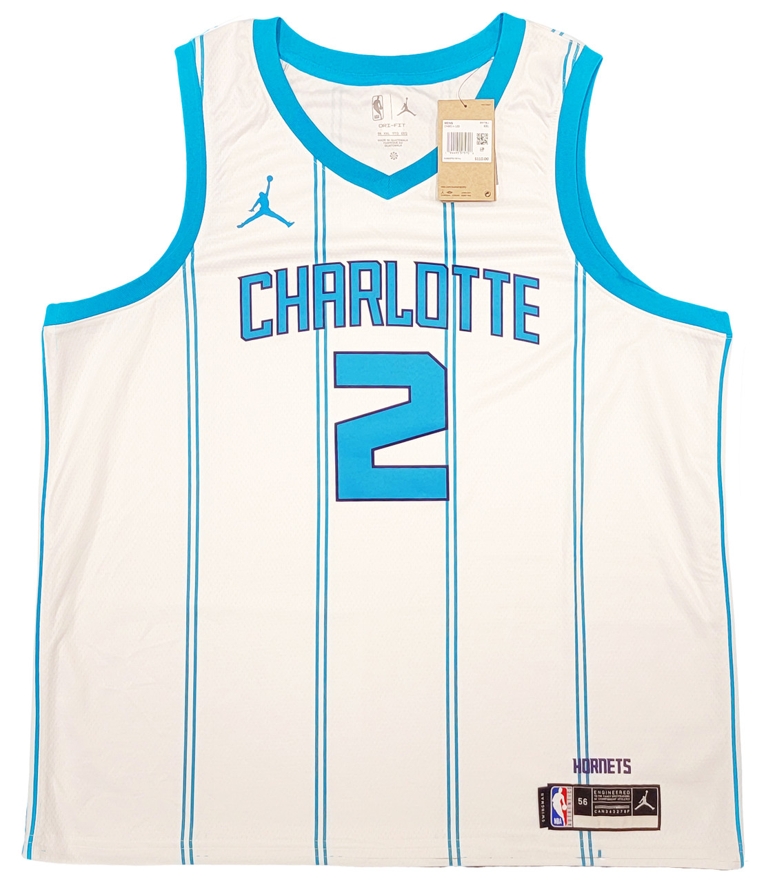 Charlotte Hornets LaMelo Ball Autographed White Nike Swingman Jersey Size  XL Beckett BAS QR Stock #209487 - Mill Creek Sports