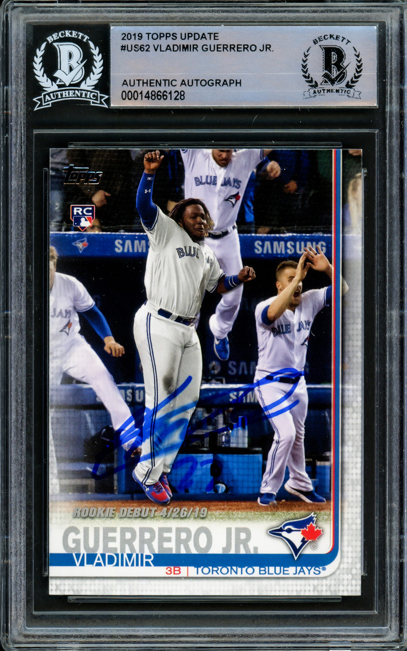 Vladimir Guerrero Jr. Toronto Blue Jays Autographed 2019 Topps