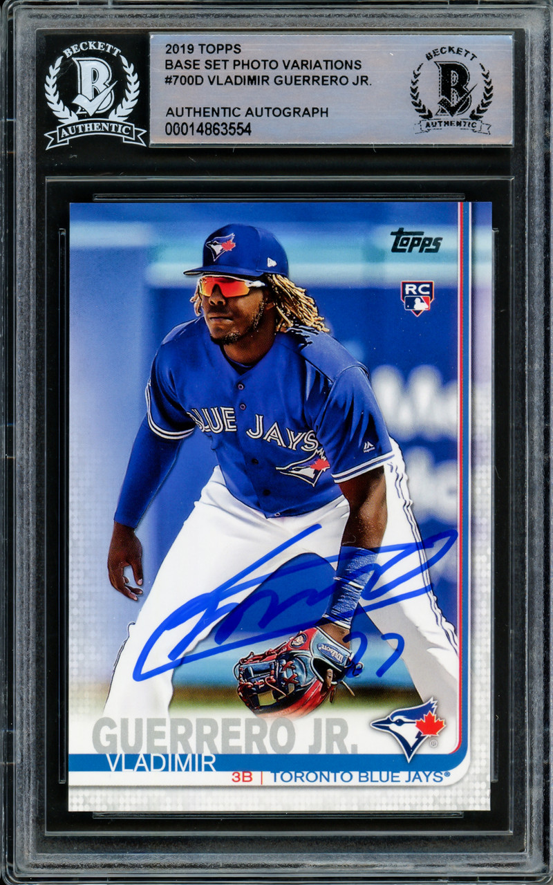 Vladimir Guerrero Jr. Autographed 2019 Topps Complete Set