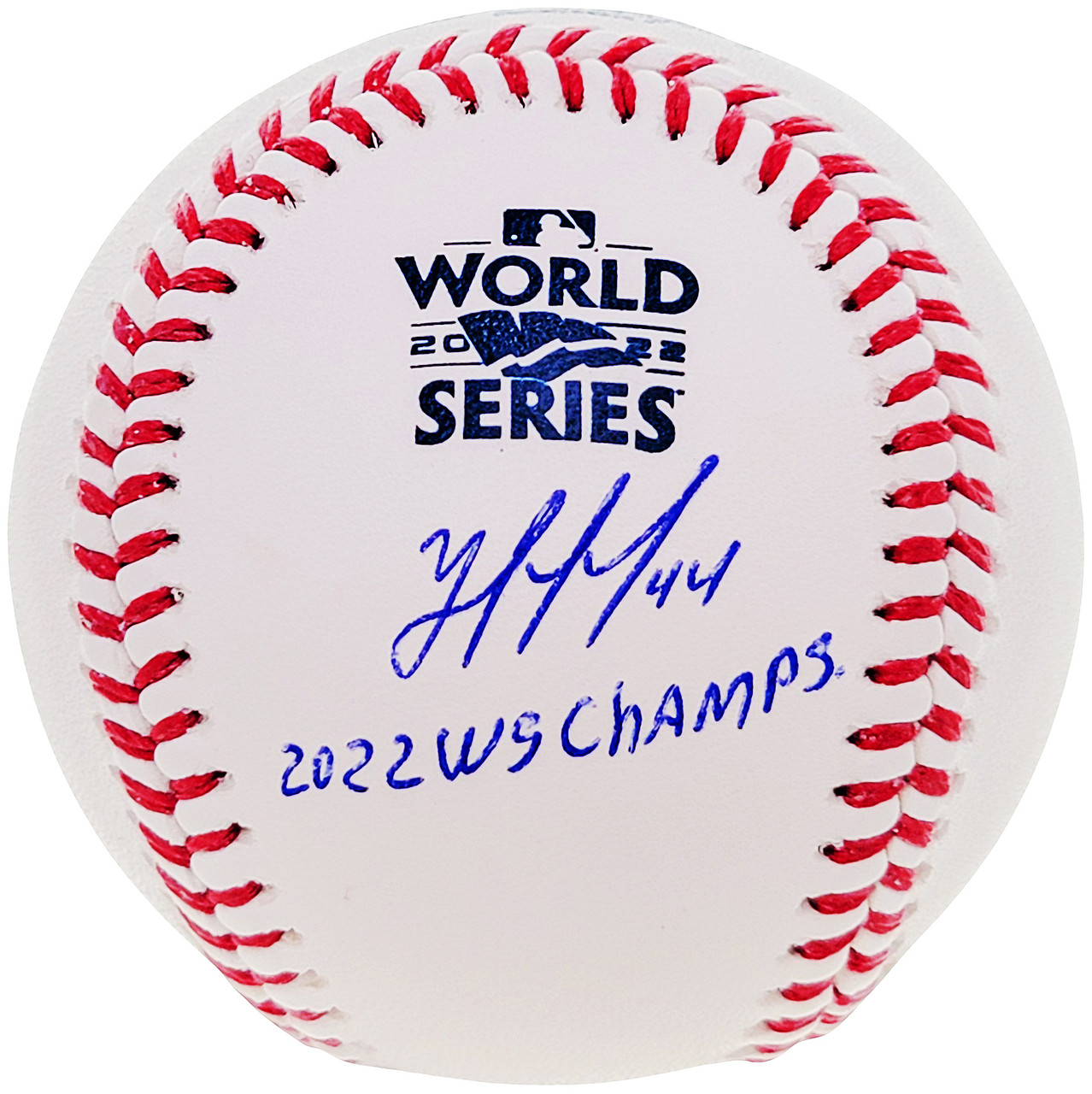 Yordan Alvarez 2019 AL ROY Autographed Houston Custom Baseball