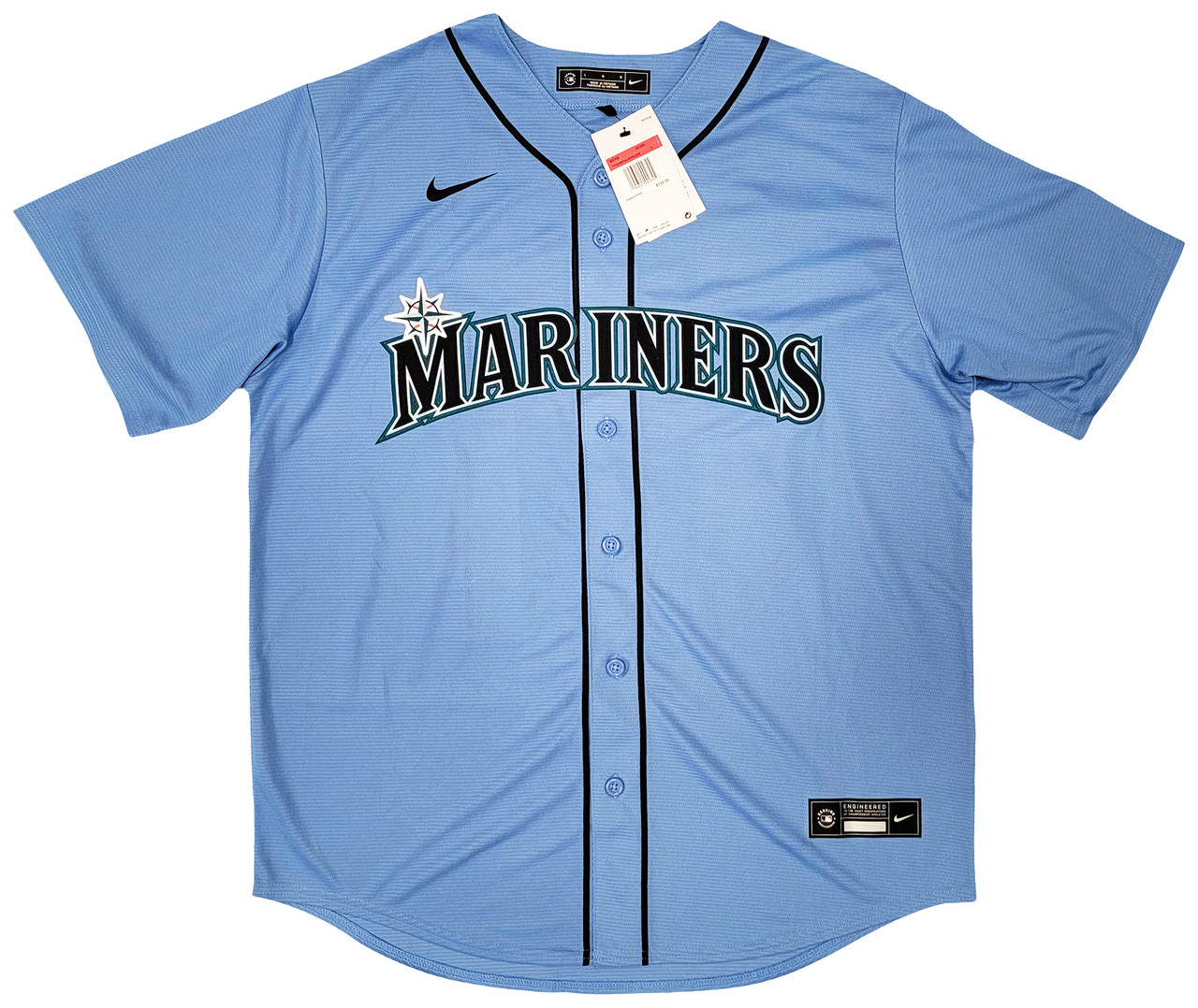 Nike MLB Seattle Mariners Official Replica Jersey City Connect Blue - TBC