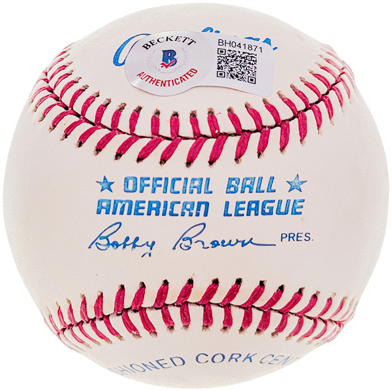 Bob Hale Autographed Official AL Baseball New York Yankees Yankees 1961  World Champs Beckett BAS #BH038071 - Mill Creek Sports