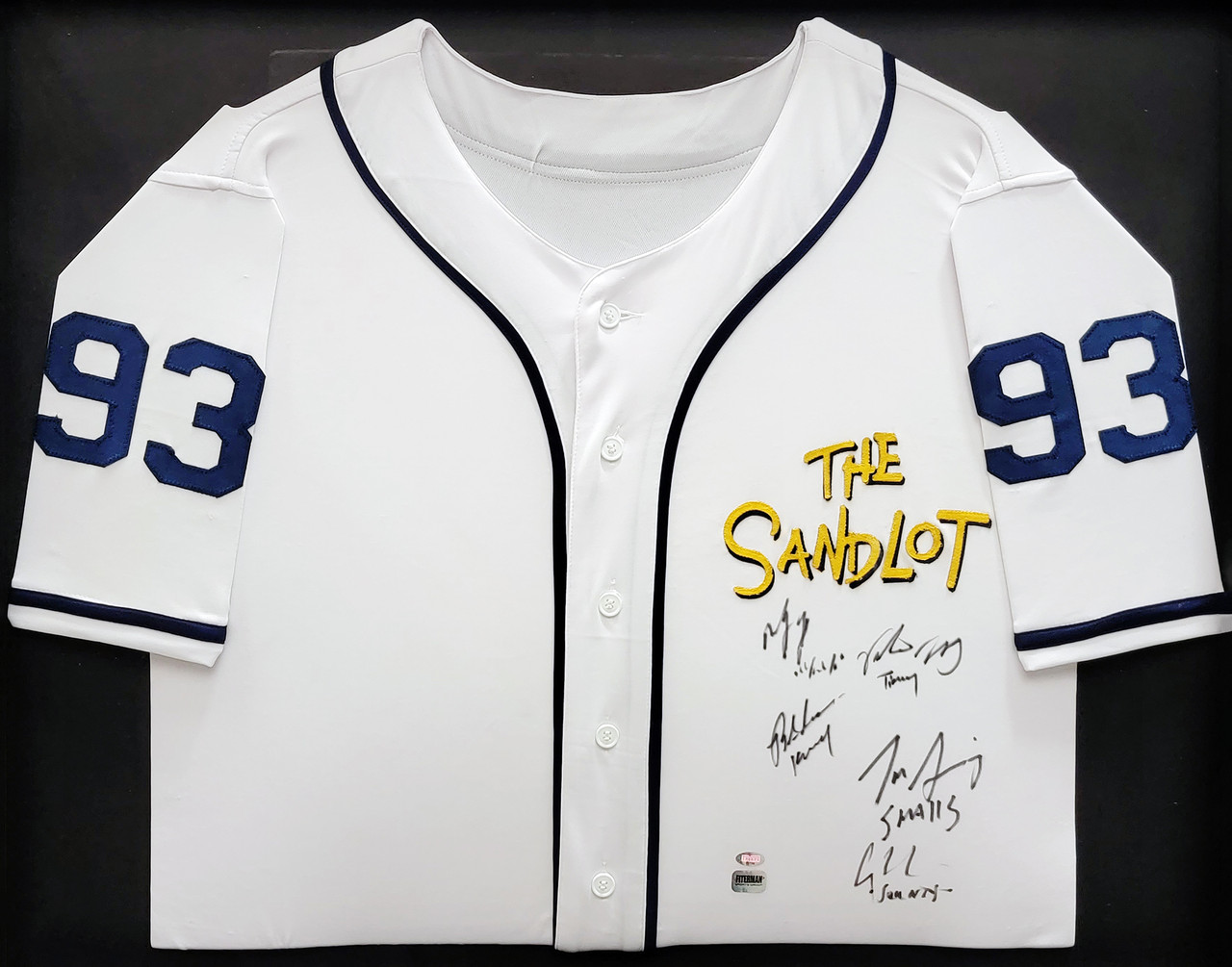 The Sandlot Cast Signed Custom Baseball Jersey — Elite Ink