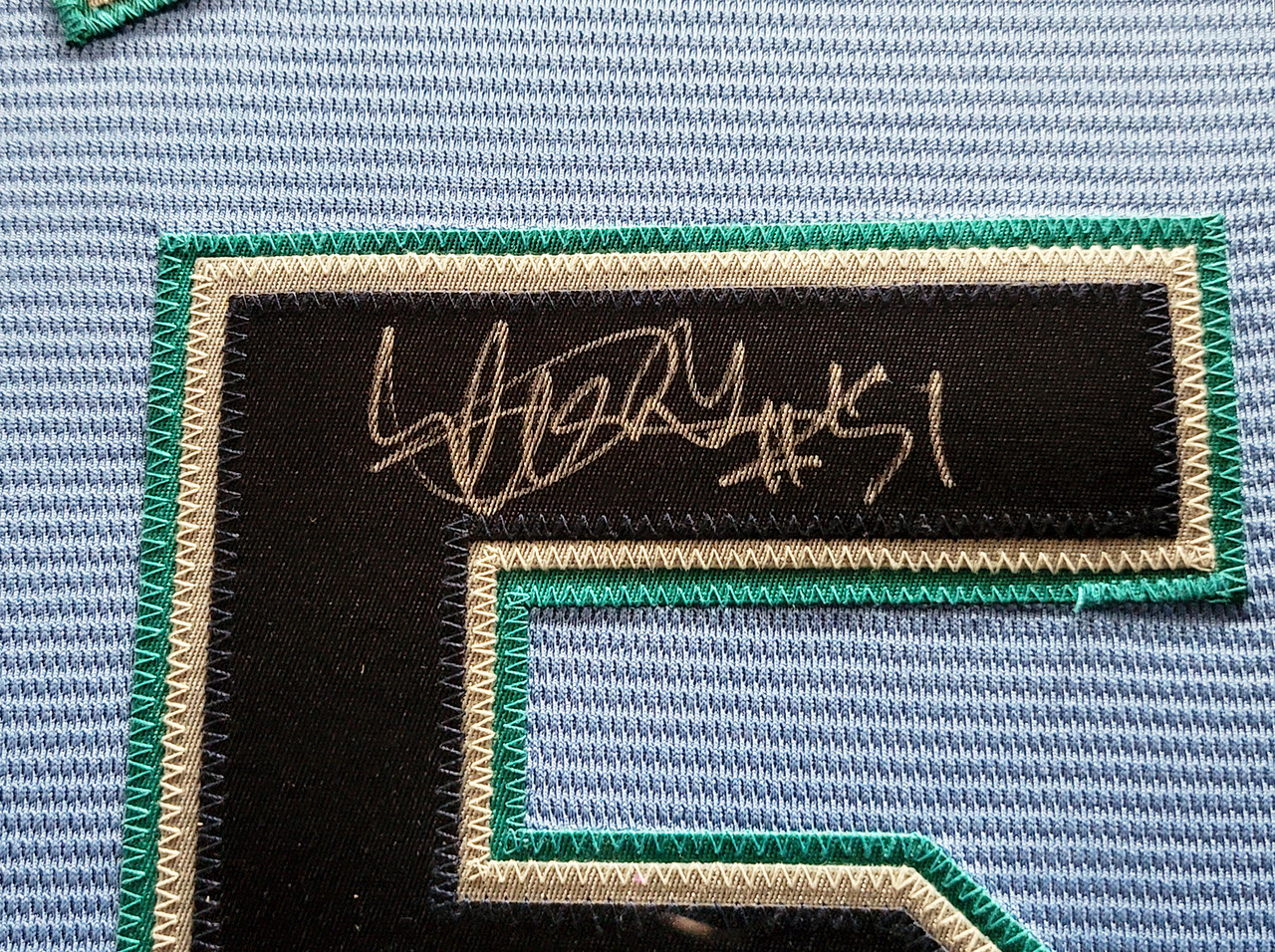 Seattle Mariners Ichiro Suzuki Autographed Blue Authentic Mitchell & Ness  Jersey Size 48 #51 IS Holo Stock #209044 - Mill Creek Sports
