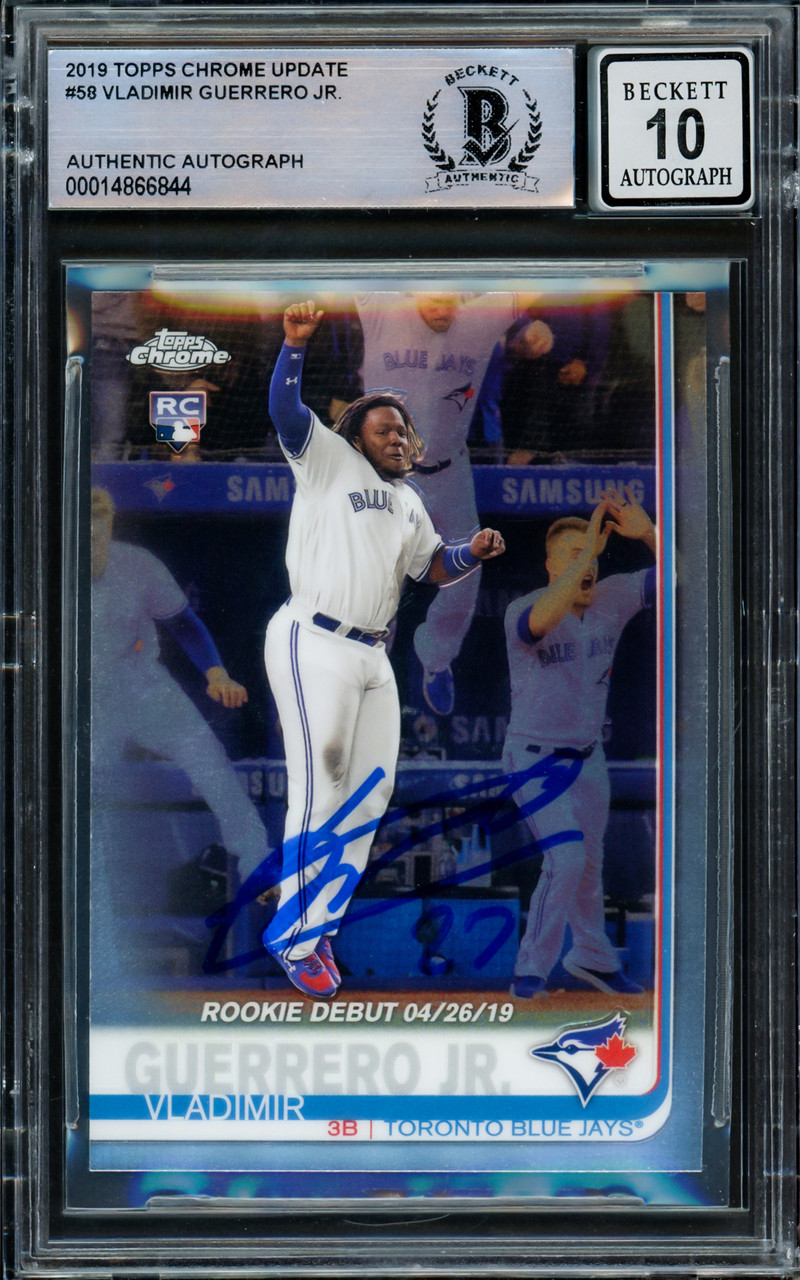 Vladimir Guerrero Jr. Autographed 2019 Topps Chrome Update Rookie