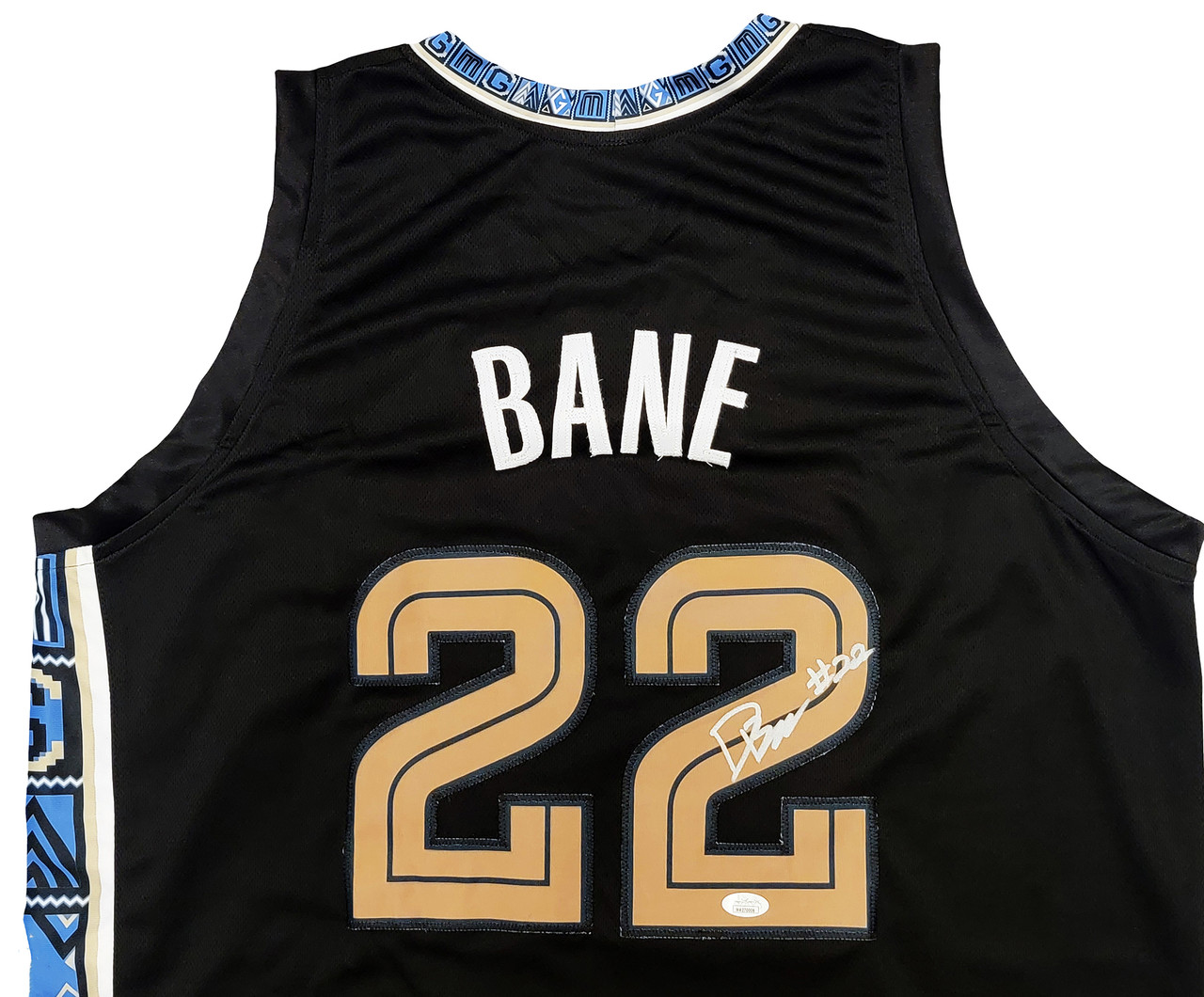 Desmond Bane Memphis Signed Custom Dark Blue Basketball Jersey JSA