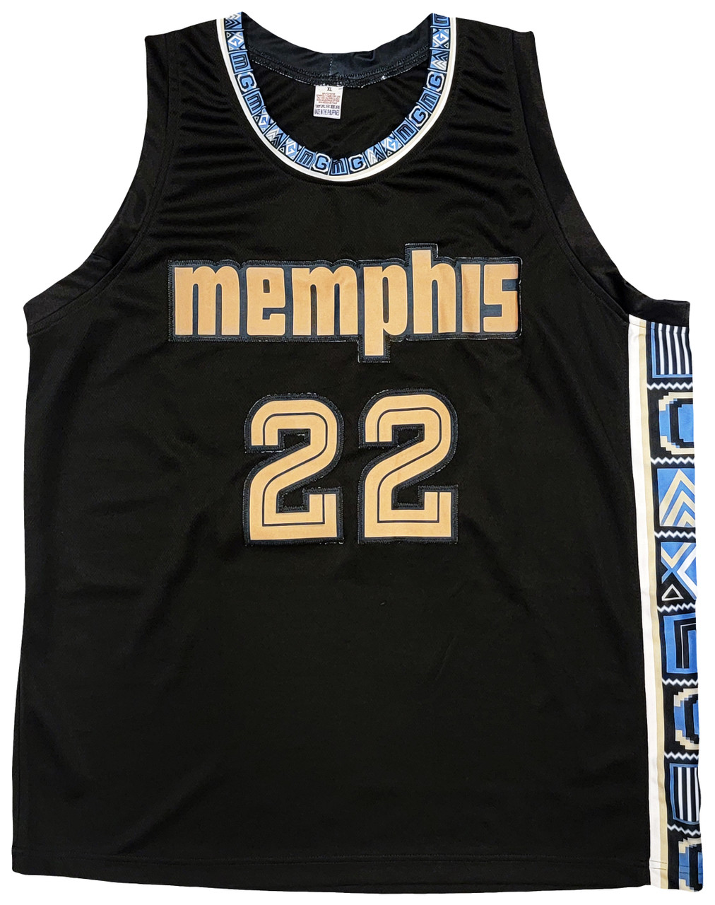 Memphis Grizzlies Desmond Bane Autographed Blue Jersey JSA Stock