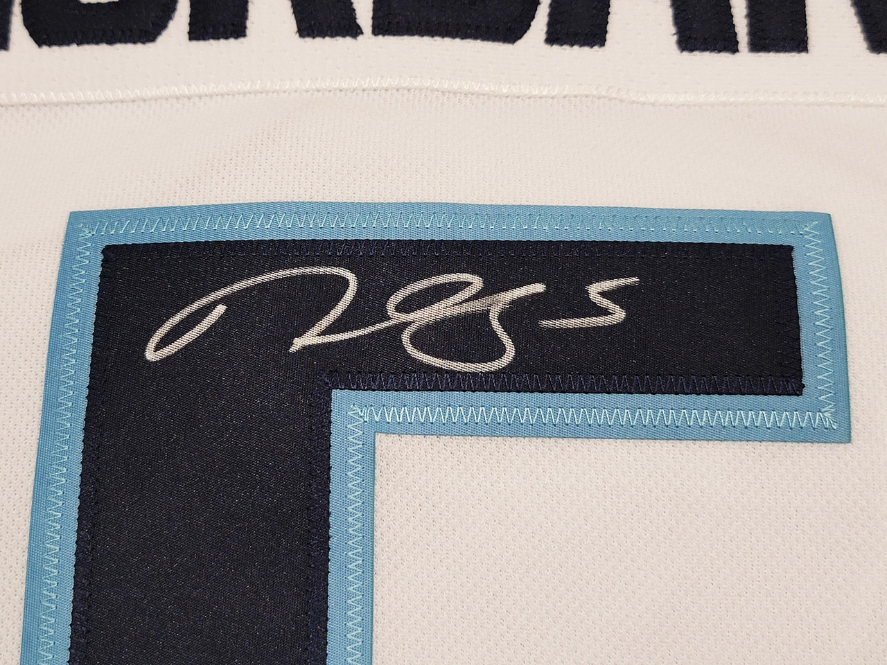 Kraken Mark Giordano Autographed Adidas Jersey 54 Inaugural Patch Fanatics