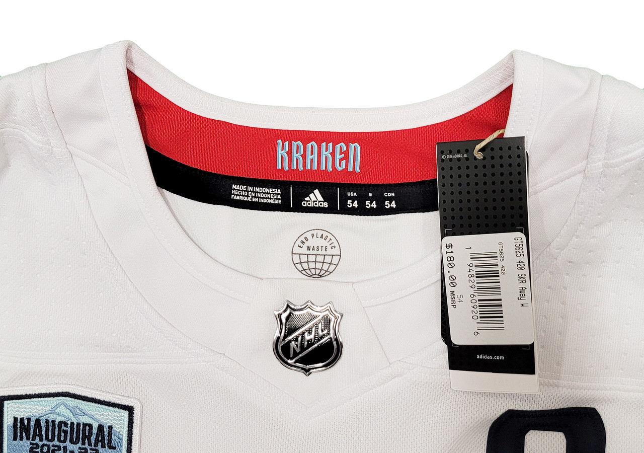 Mark Giordano Seattle Kraken Fanatics Authentic Autographed White adidas  Authentic Jersey with Inaugural Season Jersey Patch and 1st SEA Captain  Inscription
