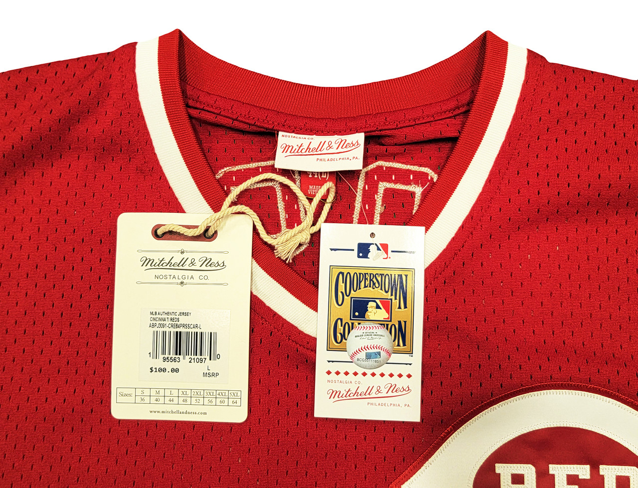 Mitchell & Ness, Shirts, Mitchell Ness Cincinnati Reds Pete Rose Baseball  Jersey
