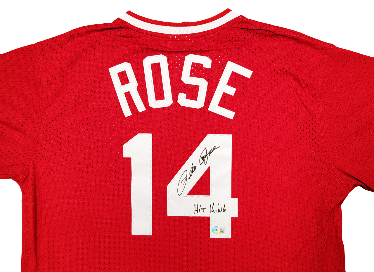 Mitchell & Ness Pete Rose Gray Cincinnati Reds Cooperstown Collection Authentic Jersey