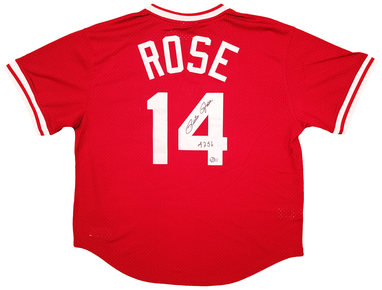 Buy the Mitchell & Ness Cooperstown Collection MLB Philadelphia Phillies  Pete Rose Baseball Jersey Adult Size 48