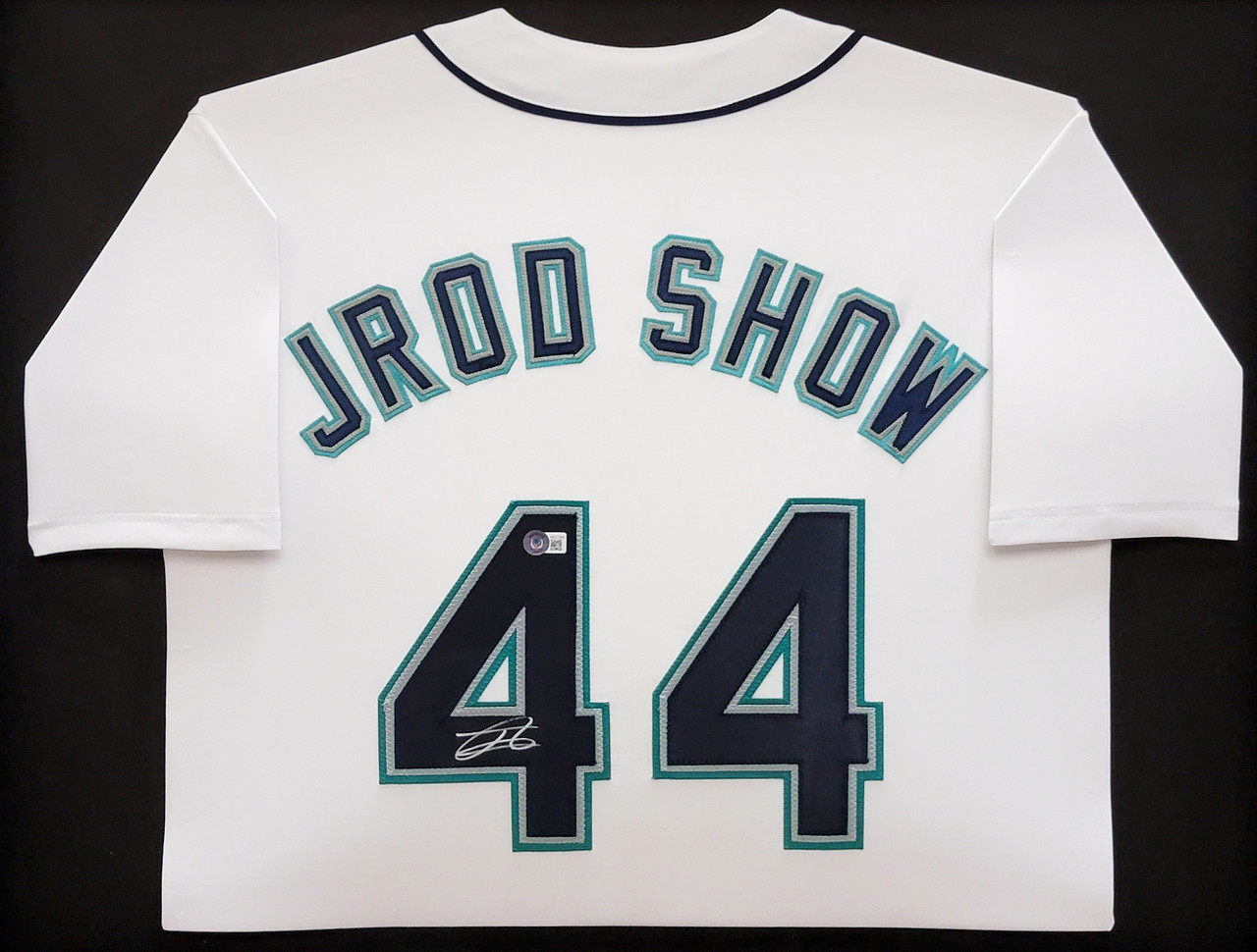 Seattle Mariners Julio Rodriguez Autographed Framed White Jersey JROD Show  Beckett BAS Witness Stock #210990 - Mill Creek Sports