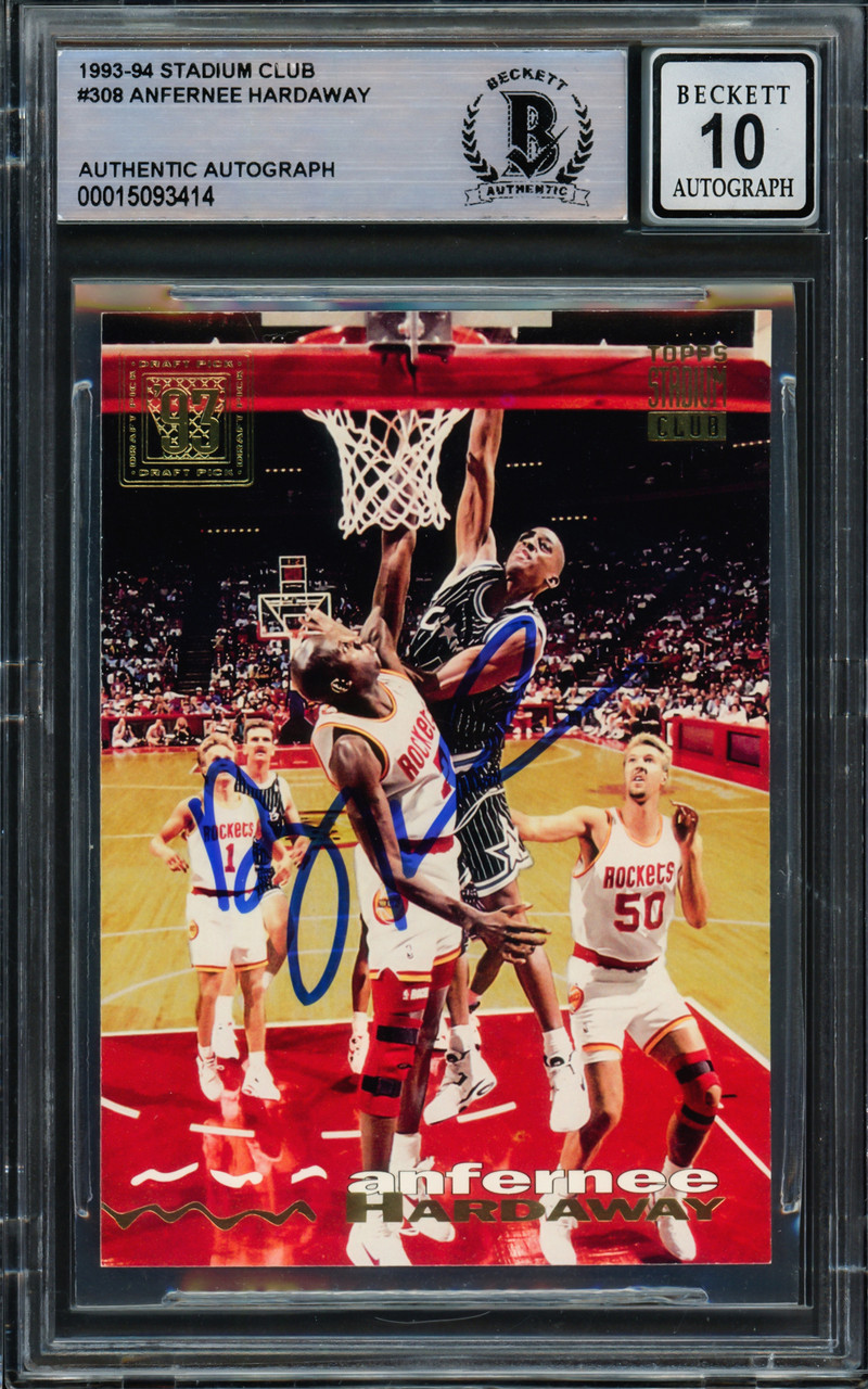 Anfernee Hardaway Autographed 1993-94 Stadium Club Rookie Card