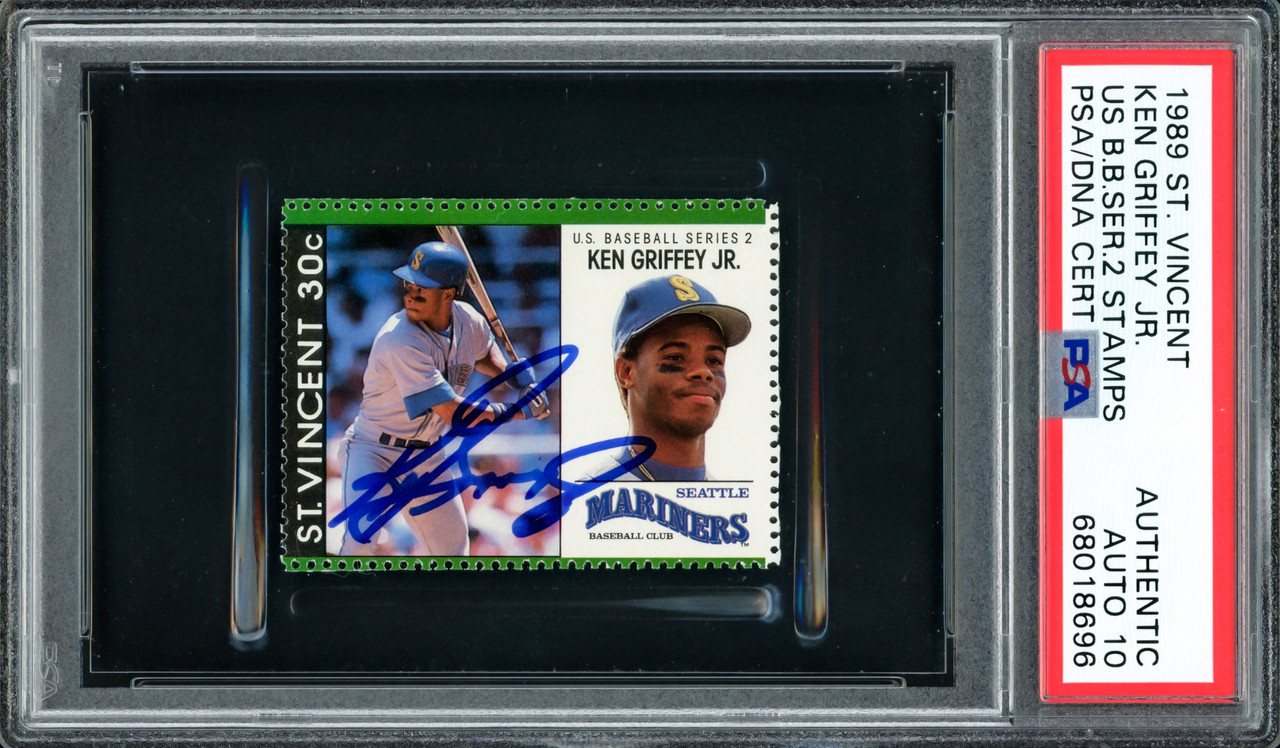 Lot Detail - Lot of (2) Ken Griffey Jr. Signed Seattle Mariners