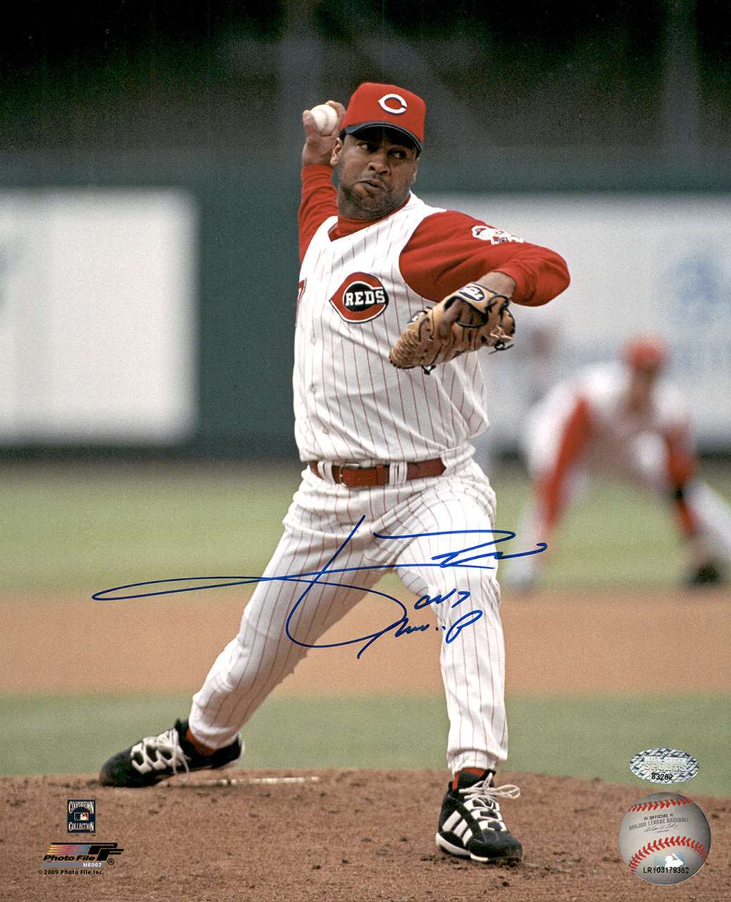 Jose Rijo Autographed 8x10 Photo Cincinnati Reds MVP MCS Holo #83262