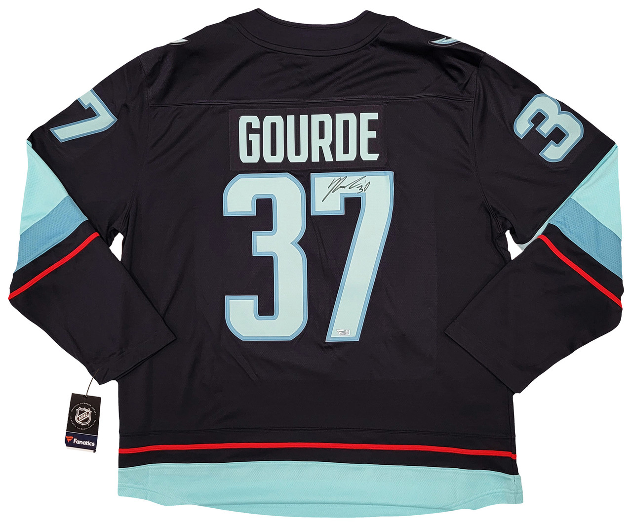 Yanni Gourde Signed Jersey (JSA)