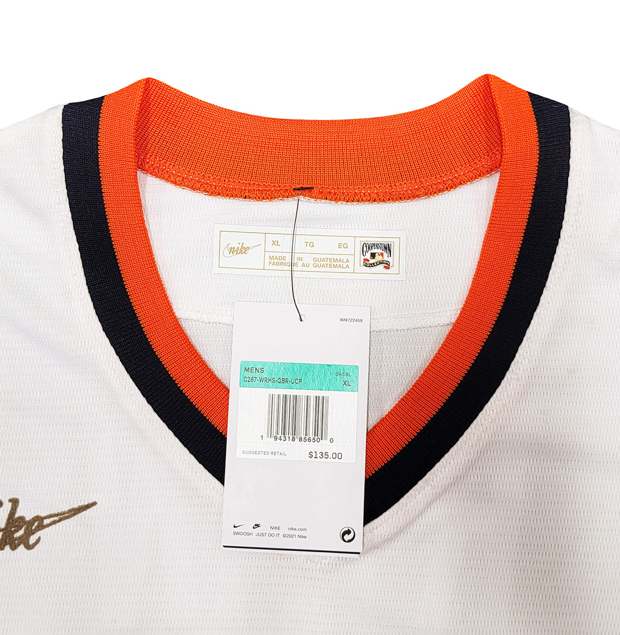 Nolan Ryan Houston Astros Autographed Majestic White Replica Cooperstown  Collection Jersey with HOF 99 Inscription