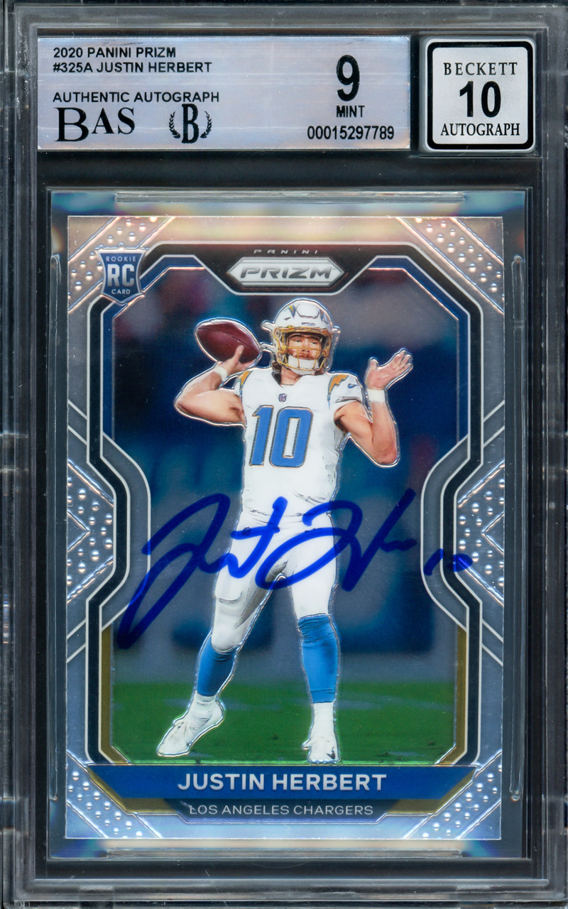 Chargers News: Rookie QB Justin Herbert featured in Panini Prizm set -  Pacific Takes