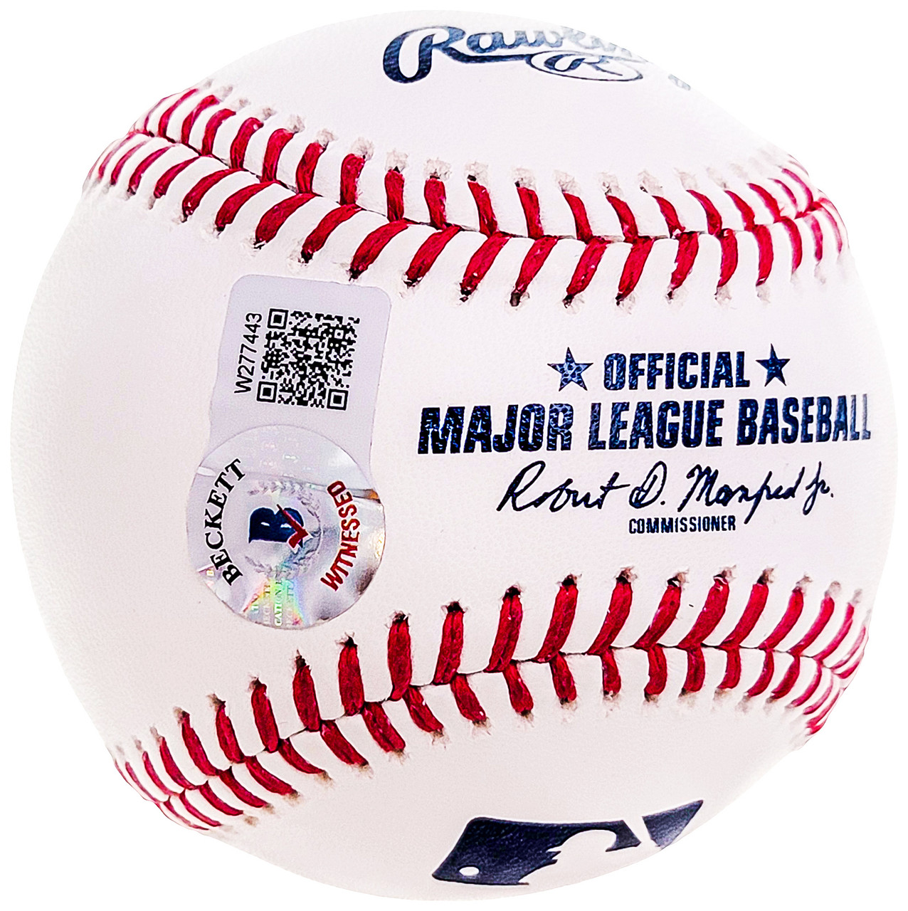 Pedro Martinez Autographed Official MLB Baseball Boston Red Sox Whos Your  Daddy Beckett BAS Witness Stock #211746 - Mill Creek Sports