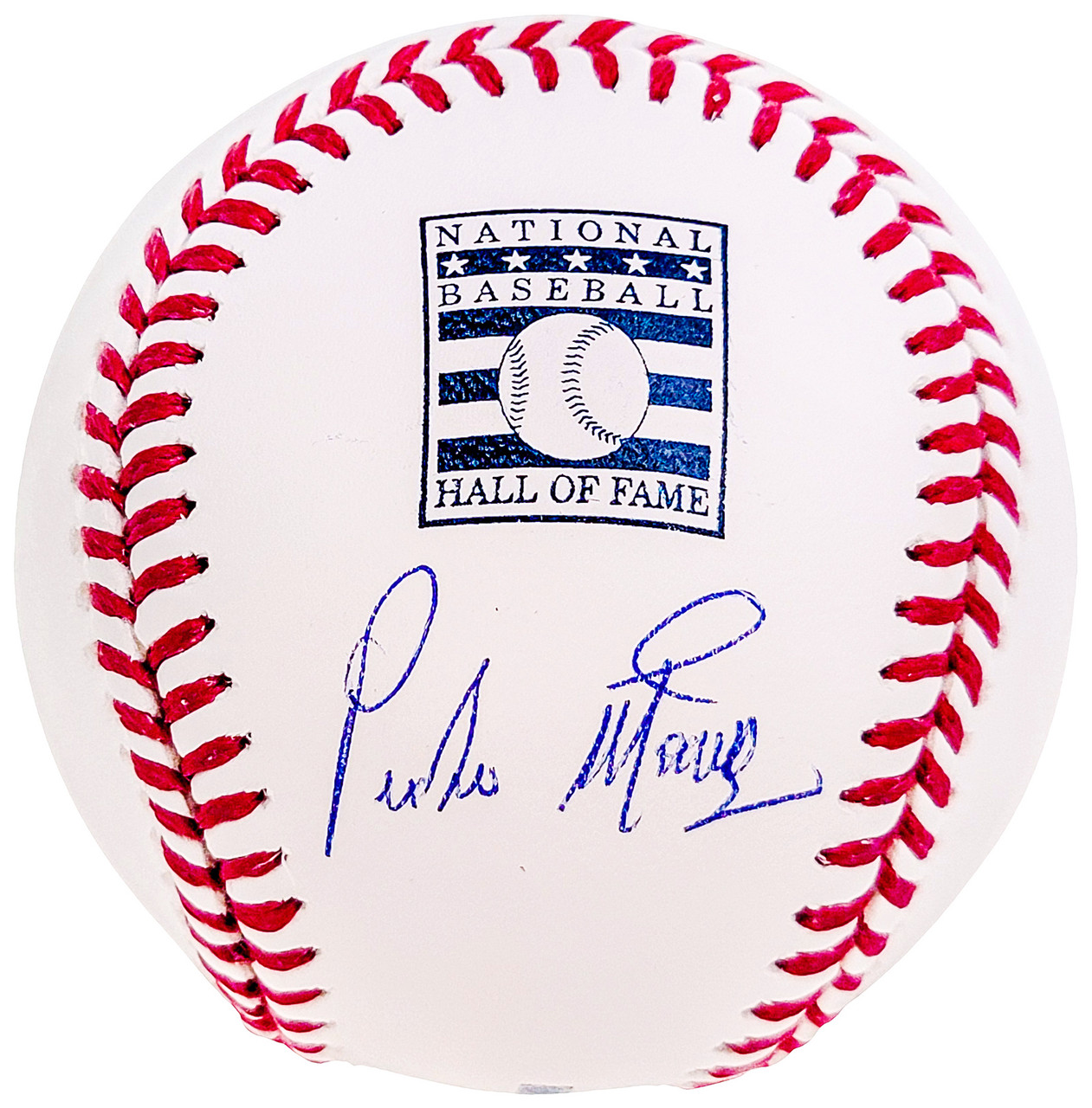 Pedro Martinez HOF Autographed/Ins Mitchell & Ness Jersey Red Sox Beckett  176376