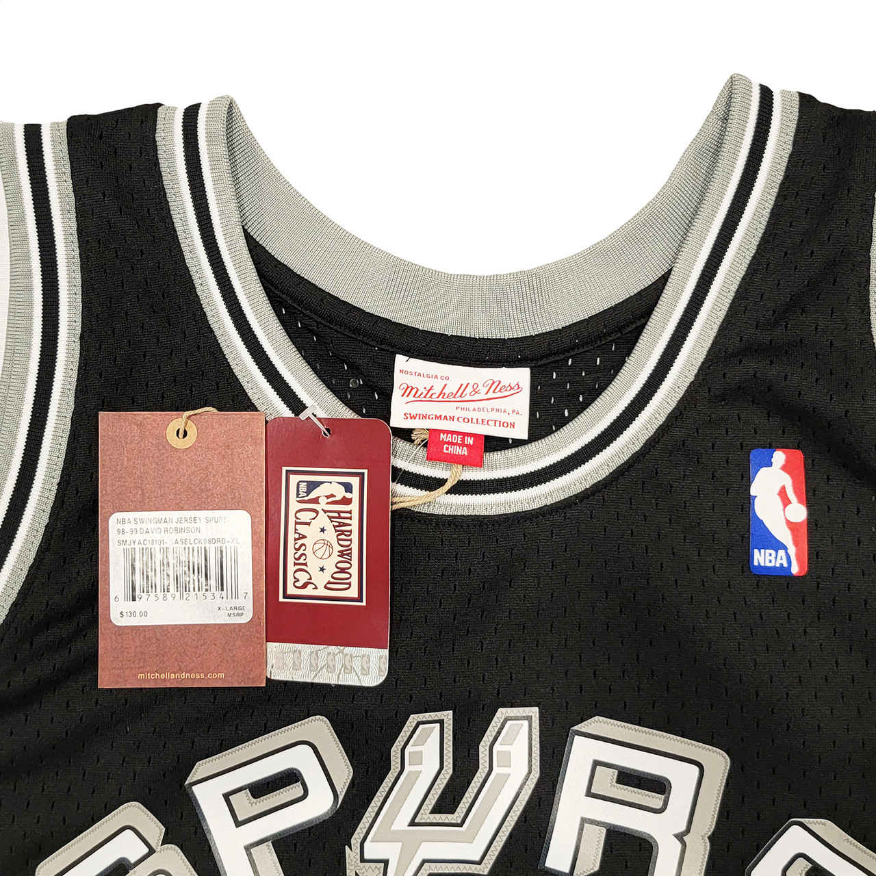David Robinson San Antonio Spurs Autographed Fanatics Authentic Black  Mitchell & Ness 1988-1989 Authentic Jersey with Multiple Inscriptions -  Limited Edition of 10